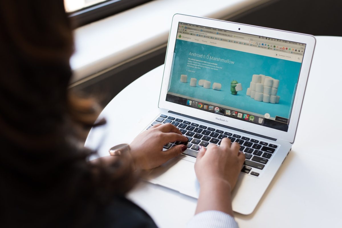 Photo by Christina Morillo: https://www.pexels.com/photo/woman-sitting-near-table-using-macbook-1181449/