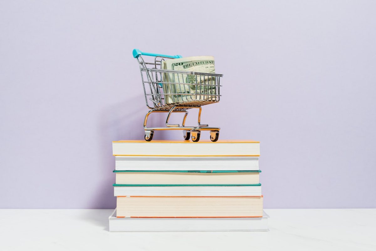 Photo by Karolina Grabowska: https://www.pexels.com/photo/shopping-cart-on-top-of-books-5632401/